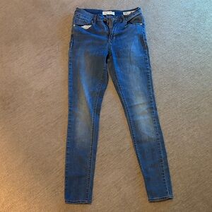 Bullhead Women's Skinny Jeans in Blue, Size 5